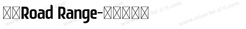 章草Road Range字体转换